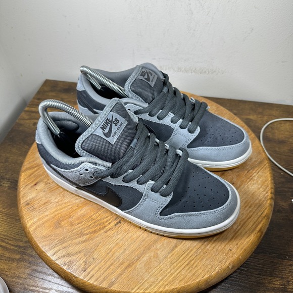 Nike SB Dunk Low Pro Dark Smoke Grey Anthracite Gum Sole HF3063-001 Mens 6.5